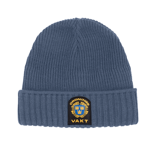 Stickad mössa Blue 1
