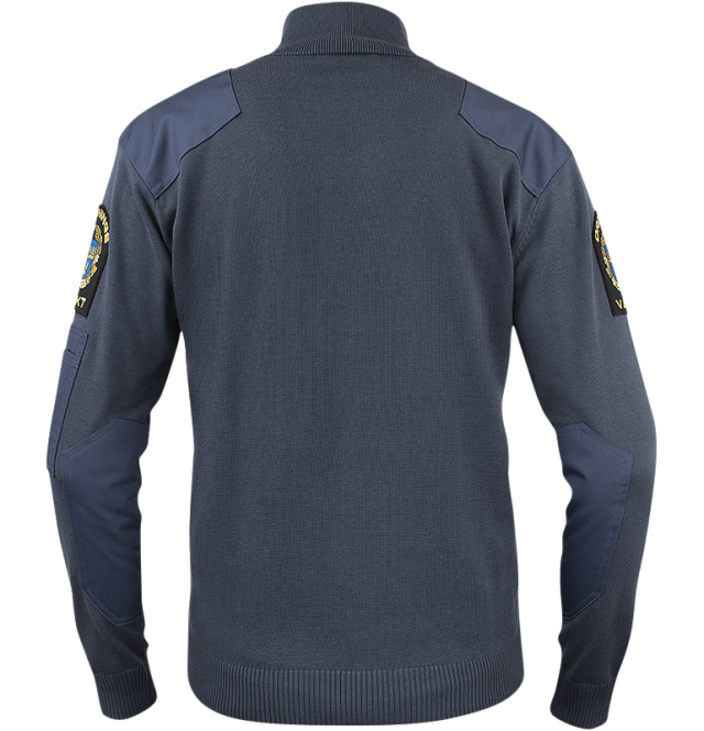 Natotröja med ½ zip & krage Blue 5