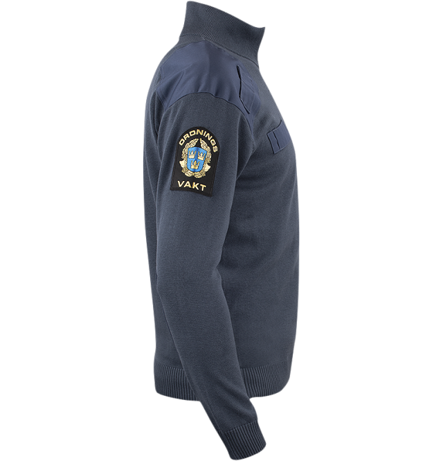 Natotröja med ½ zip & krage Blue 4
