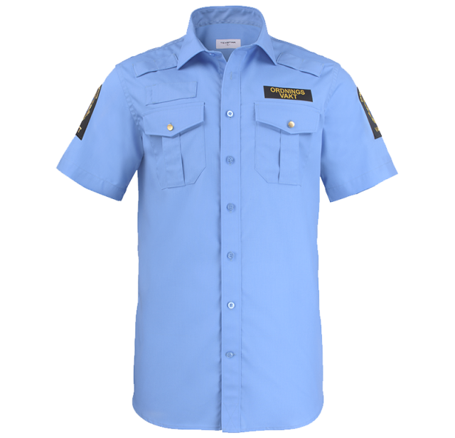 Skjorta kort ärm Lt. Blue 2