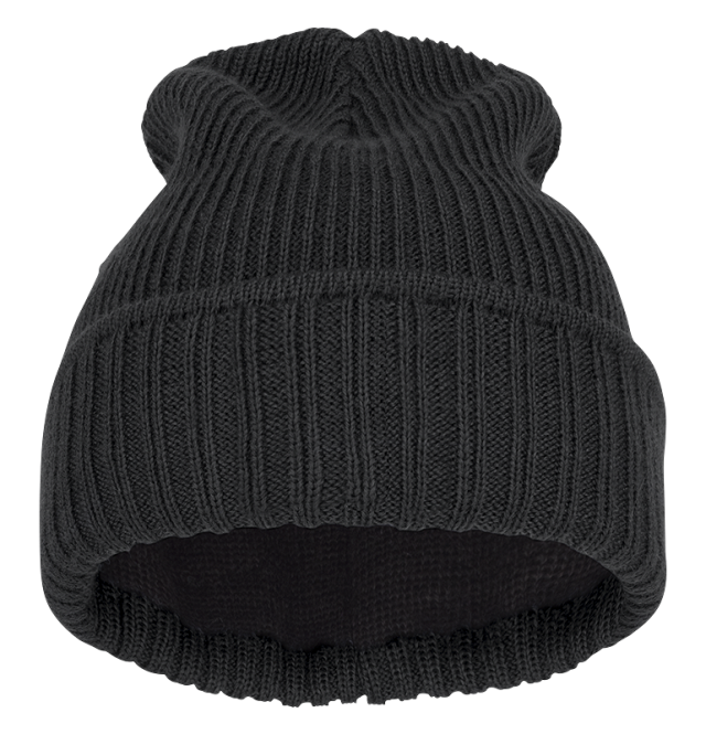 Stickad mössa Black 3