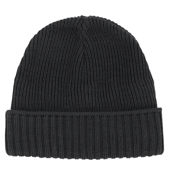 Stickad mössa Black 2