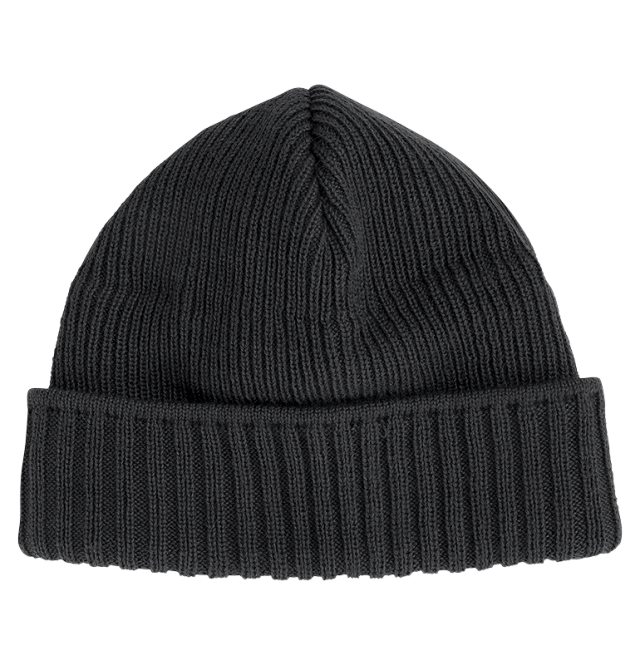 Stickad mössa Black 4