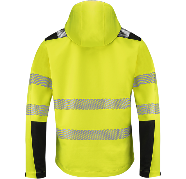 Hi-Vis Softshell Yellow/black  5