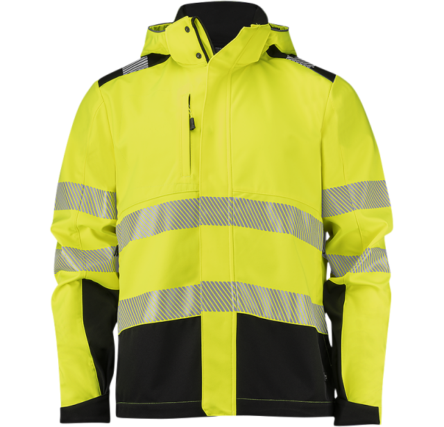 Hi-Vis Softshell Yellow/black  2