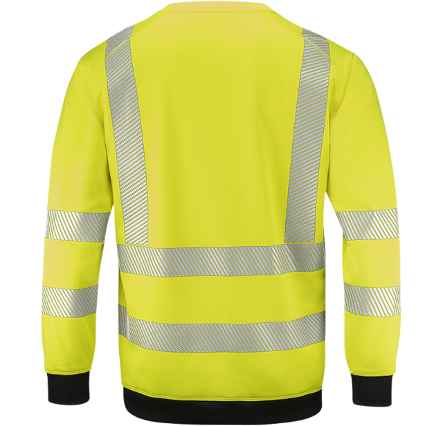 Hi-Vis Sweatshirt Yellow/black  4