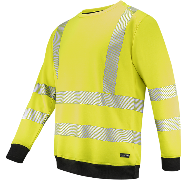 Hi-Vis Sweatshirt Yellow/black  2