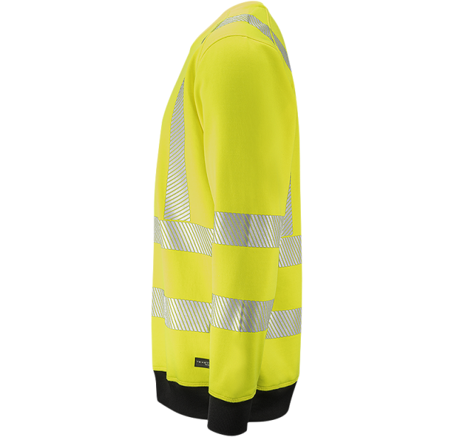 Hi-Vis Sweatshirt Yellow/black  3